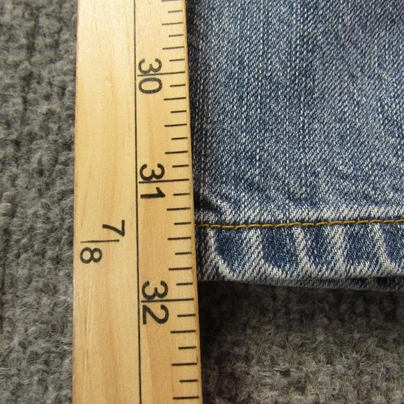 Mountain Khakis Jeans Mens 35x32 Blue Original Mountain Jean Denim Straight Leg‎ - Picture 8 of 14